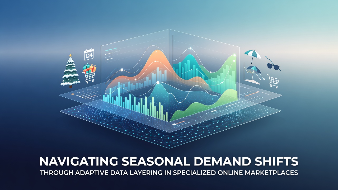 Navigating Seasonal Demand Shifts through Adaptive Data Layering in Specialized Online Marketplaces